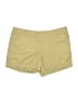 J.Crew 100% Cotton Solid Yellow Tan Khaki Shorts Size 14 - photo 1