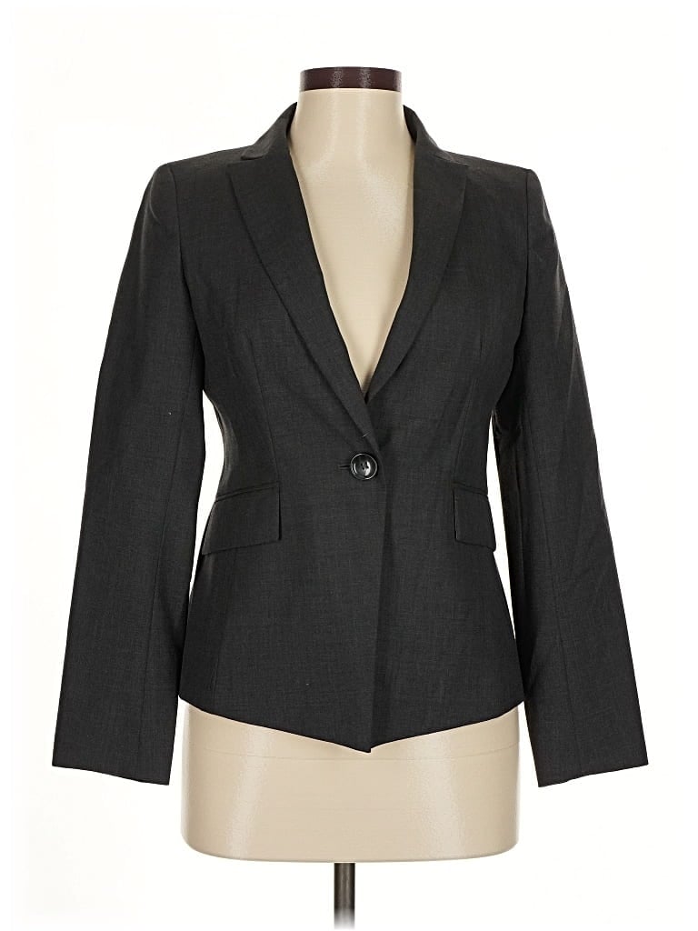 Pre-owned Ann Taylor Factory Blazer Jacket In Gray