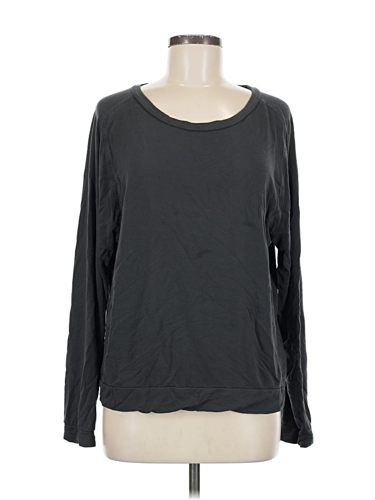 Pre-owned Majestic Filatures Pullover Sweater In Black