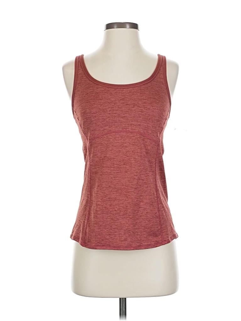 Pre-owned Prana Tank Top Red Strapless Neckline Tops