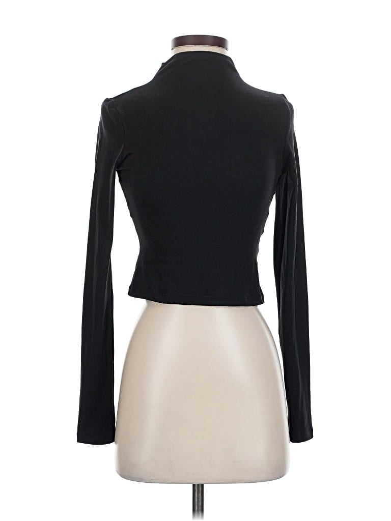 Pre-owned Divided By H&m Long Sleeve Turtleneck In Black