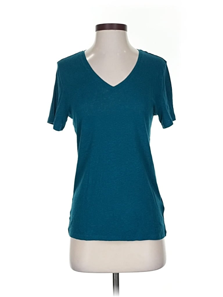 Pre-owned Athleta Short Sleeve T-shirt In Blue