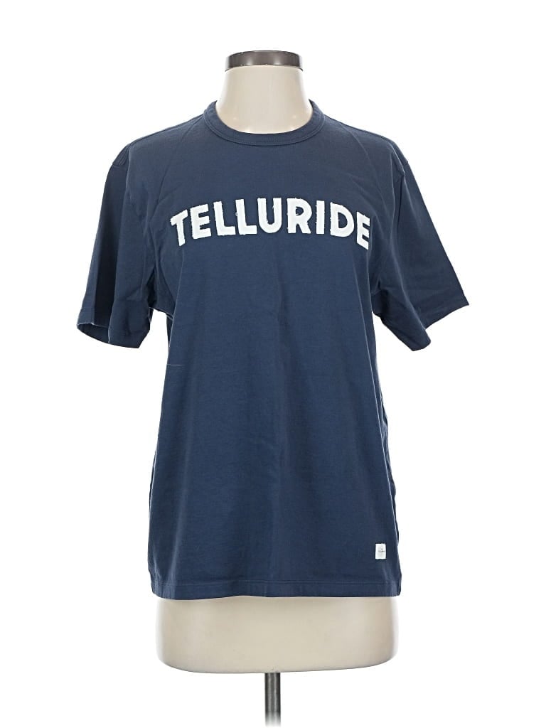 Pre-owned Assorted Brands Short Sleeve T-shirt In Blue