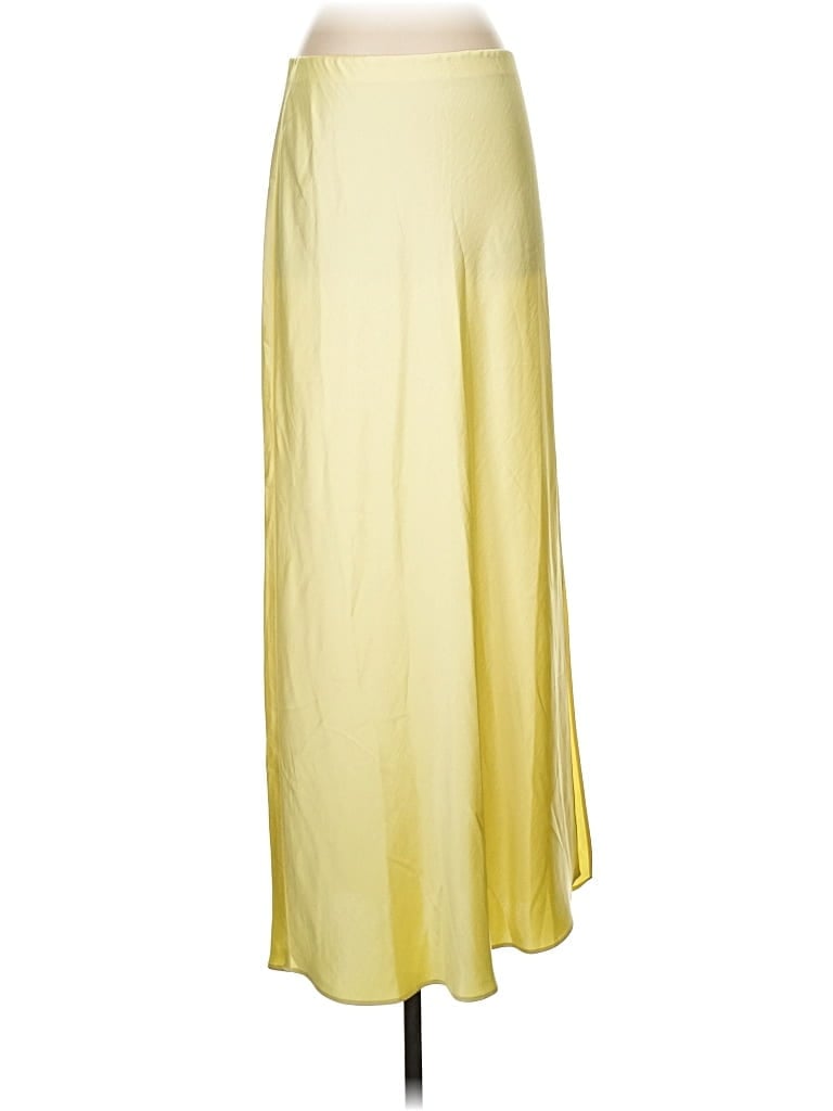 Pre-owned Madewell Formal Skirt In Yellow