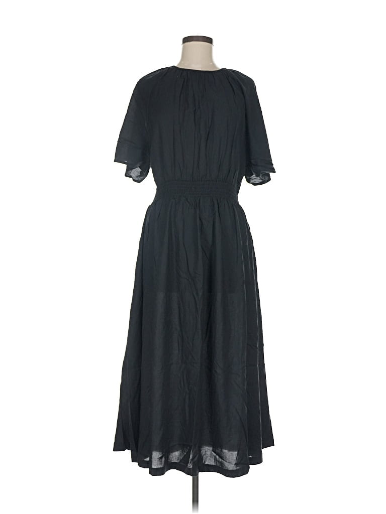 Pre-owned H&m Casual Dress In Black