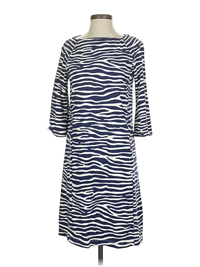 Pre-owned J. Mclaughlin Casual Dress In Blue