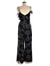 Tahari by ASL 100% Polyester Paisley Black Jumpsuit Size 6 - photo 2