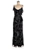 Tahari by ASL 100% Polyester Paisley Black Jumpsuit Size 6 - photo 1