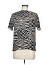 H&M 100% Viscose Ivory Short Sleeve Turtleneck Size 6 - photo 1