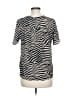 H&M 100% Viscose Ivory Short Sleeve Turtleneck Size 6 - photo 2