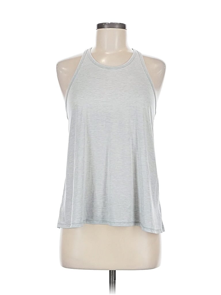 Pre-owned Gap Fit Tank Top Silver Halter Neckline Tops