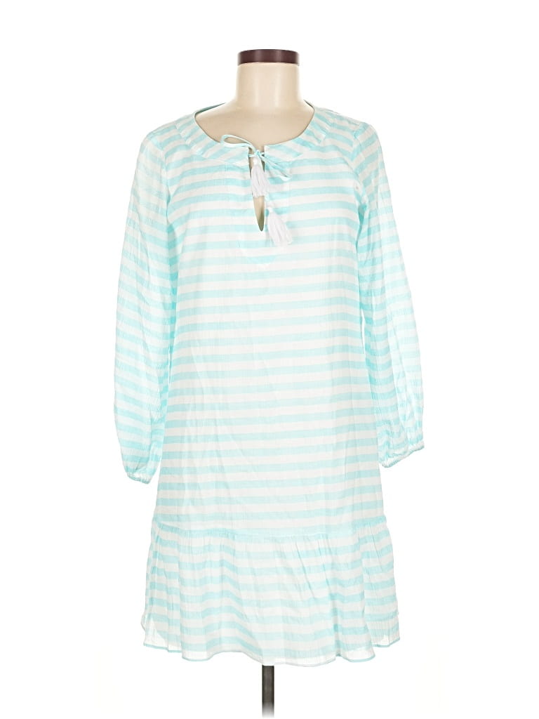 Pre-owned Sail To Sable Casual Dress In Blue
