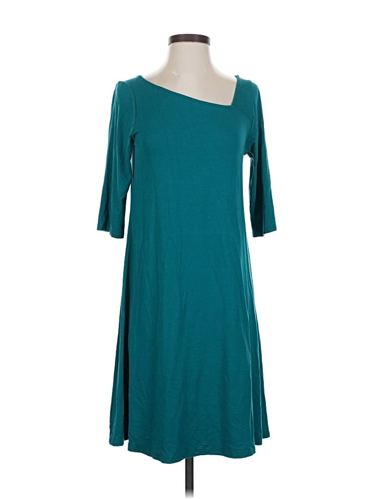 Pre-owned Eileen Fisher Casual Dress In Blue