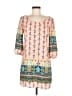 Isabel 100% Polyester Orange 3/4 Sleeve Blouse Size M - photo 1