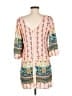 Isabel 100% Polyester Orange 3/4 Sleeve Blouse Size M - photo 2