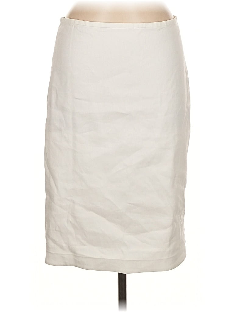 Pre-owned Ann Taylor Formal Skirt In White