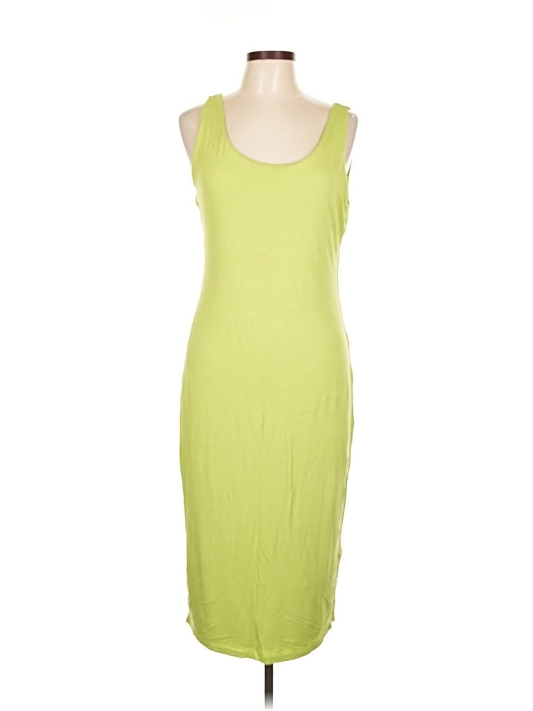 Pre-owned Bar Iii Casual Dress In Green