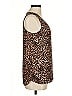 Daniel Rainn 100% Polyester Brown Sleeveless Blouse Size M - photo 4