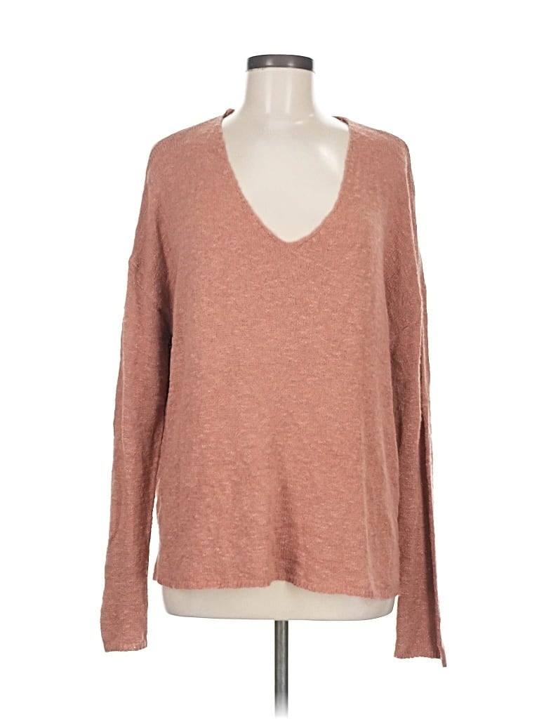 Pre-owned Assorted Brands Pullover Sweater In Brown