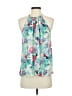 Joie 100% Silk Blue Sleeveless Silk Top Size XXS - photo 2