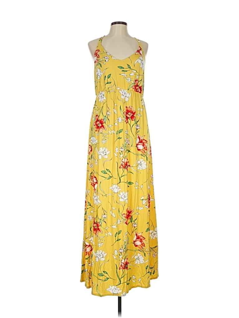 Pre-owned Nine Britton Casual Dress In Yellow