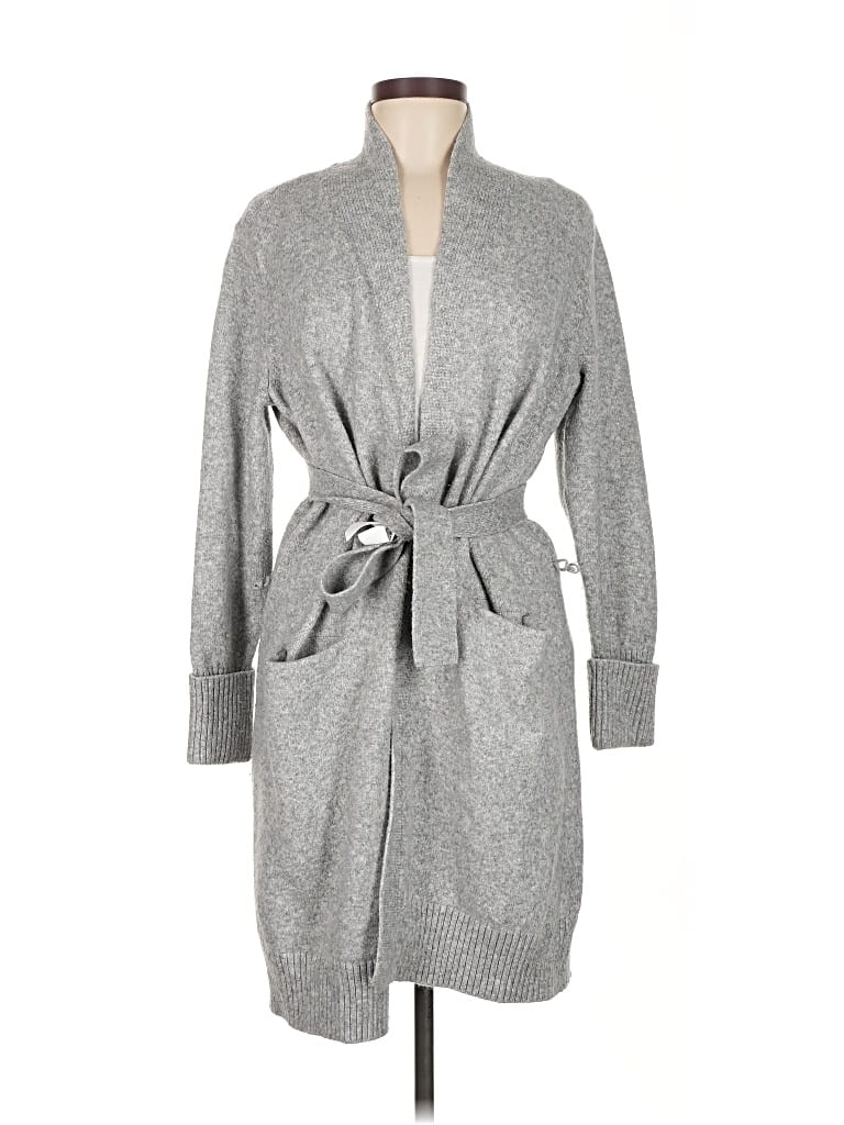 Pre-owned Gap Cardigan Sweater In Gray