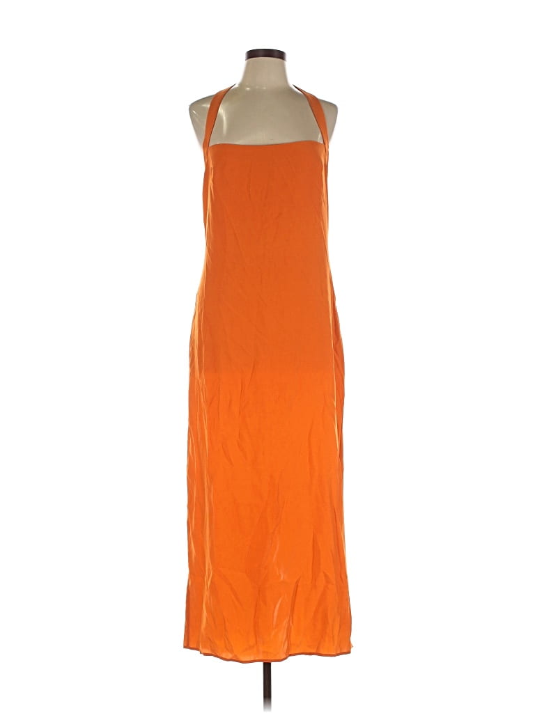 Pre-owned Reformation Casual Dress In Orange