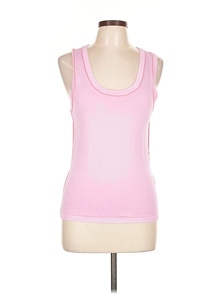 Pre-owned Zara Tank Top Pink Strapless Neckline Tops