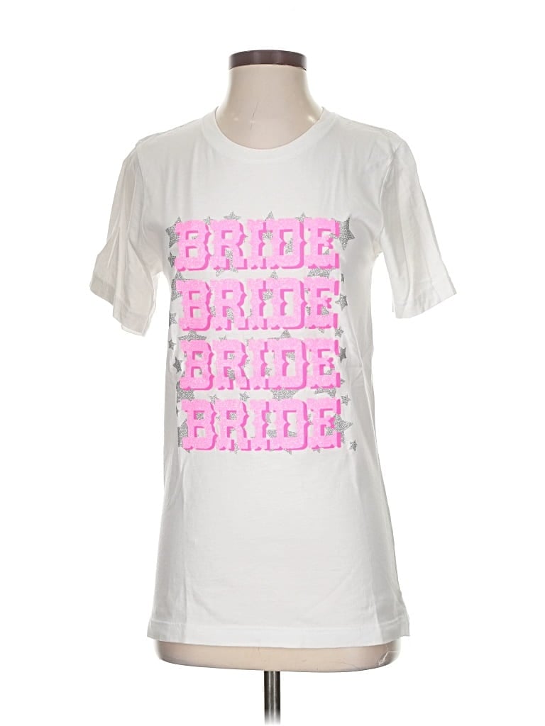 Pre-owned Bella+canvas Short Sleeve T-shirt In White