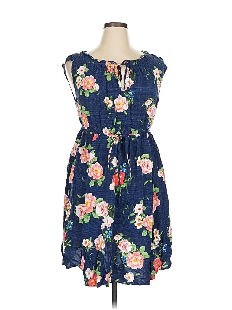 Pre-owned Torrid Casual Dress In Blue