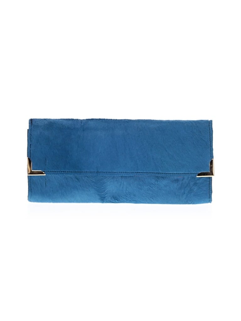 Pre-owned Unbranded Clutch In Blue