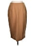 Ann Taylor Solid Tan Casual Skirt Size S - photo 2