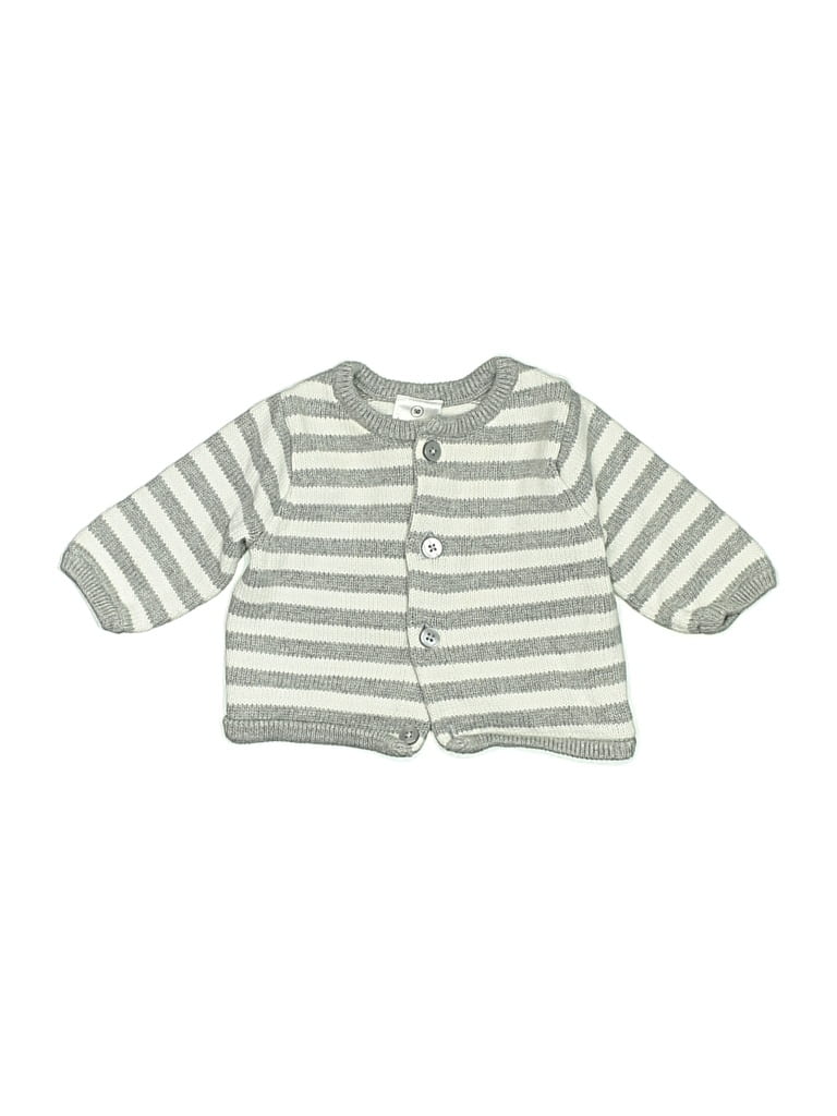 Pre-owned Hanna Andersson Kids' Cardigan Sweater In Gray