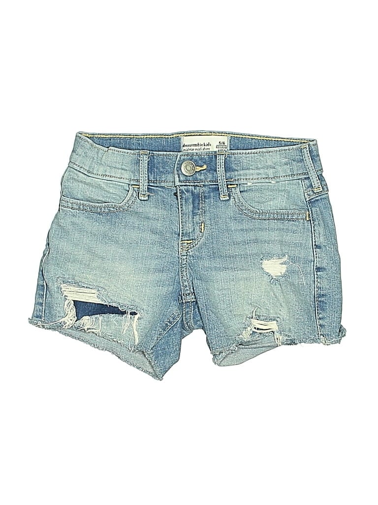 Pre-owned Abercrombie Kids' Denim Shorts In Blue
