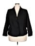 Emma James 100% Polyester Paisley Black Blazer Size 18W - photo 1