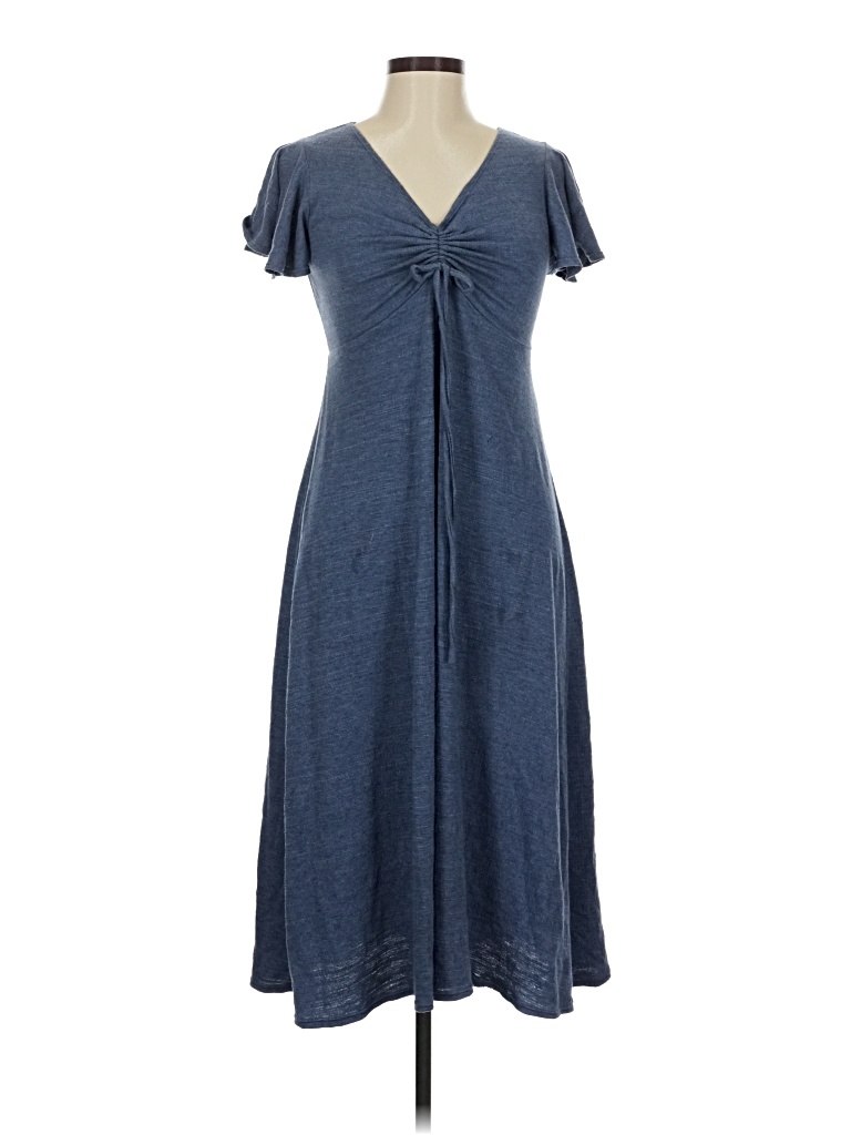 Pre-owned Max Studio Casual Dress In Blue