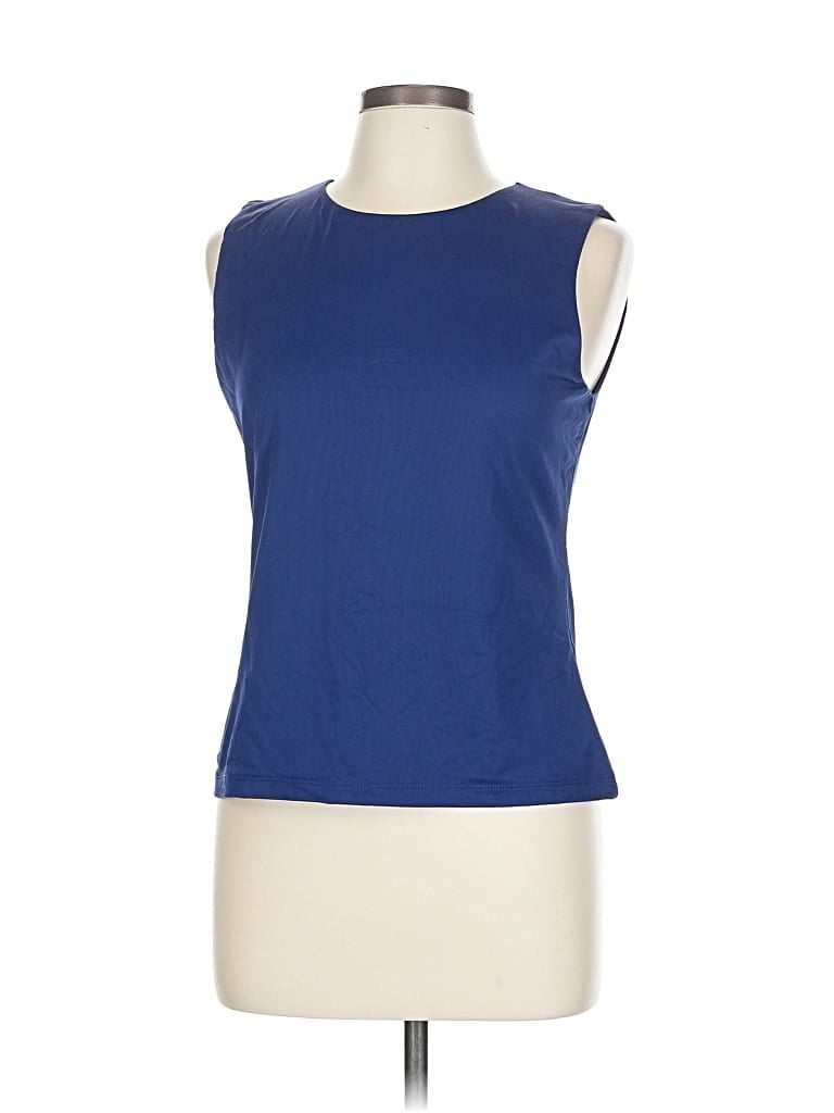 Pre-owned Tahari Sleeveless T-shirt In Blue