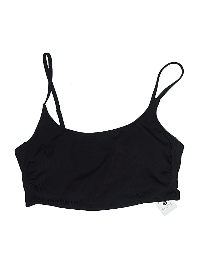 Shade & Shore Swimsuit Top Black Swimwear
