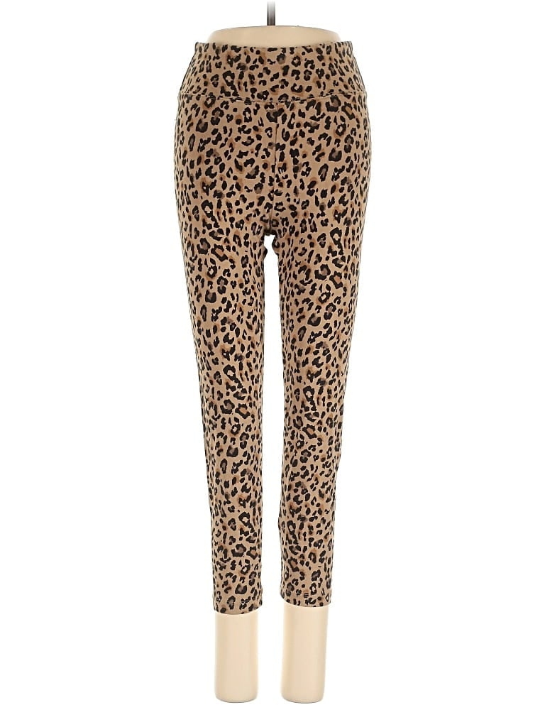 Pre-owned J.crew Factory Store Leggings In Brown