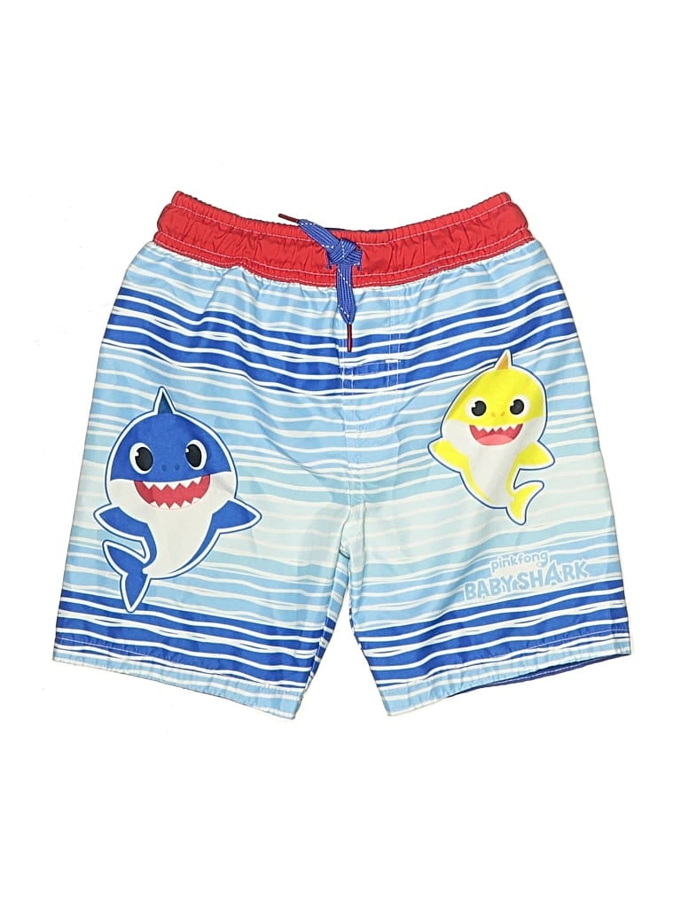 Pre-owned Pinkfong Kids' Board Shorts In Blue