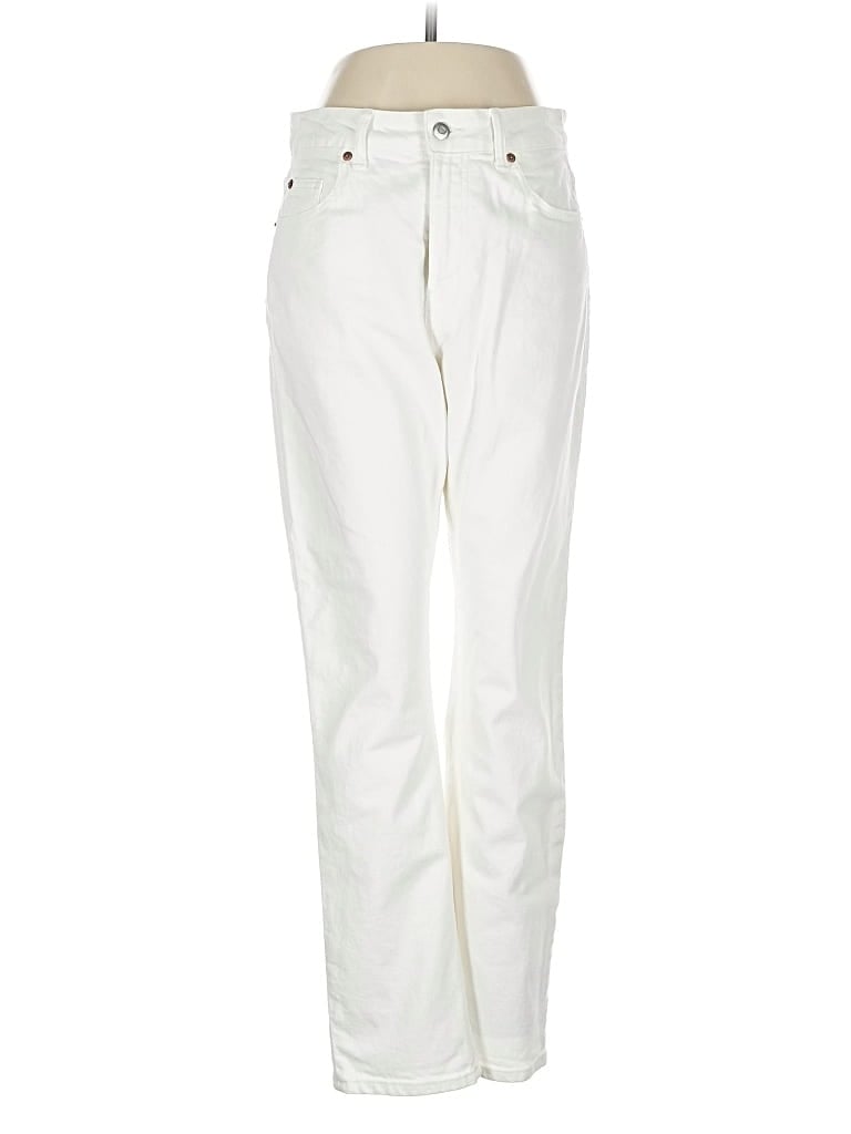 Pre-owned H&m Casual Pants In White