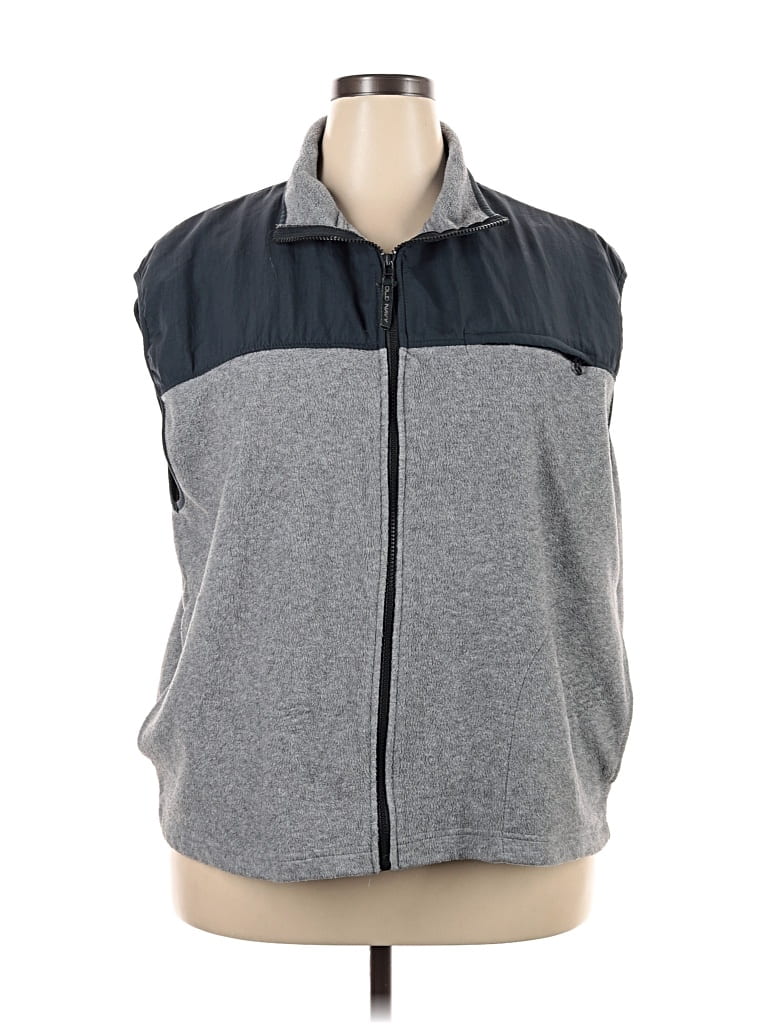 Pre-owned Old Navy Vest In Gray