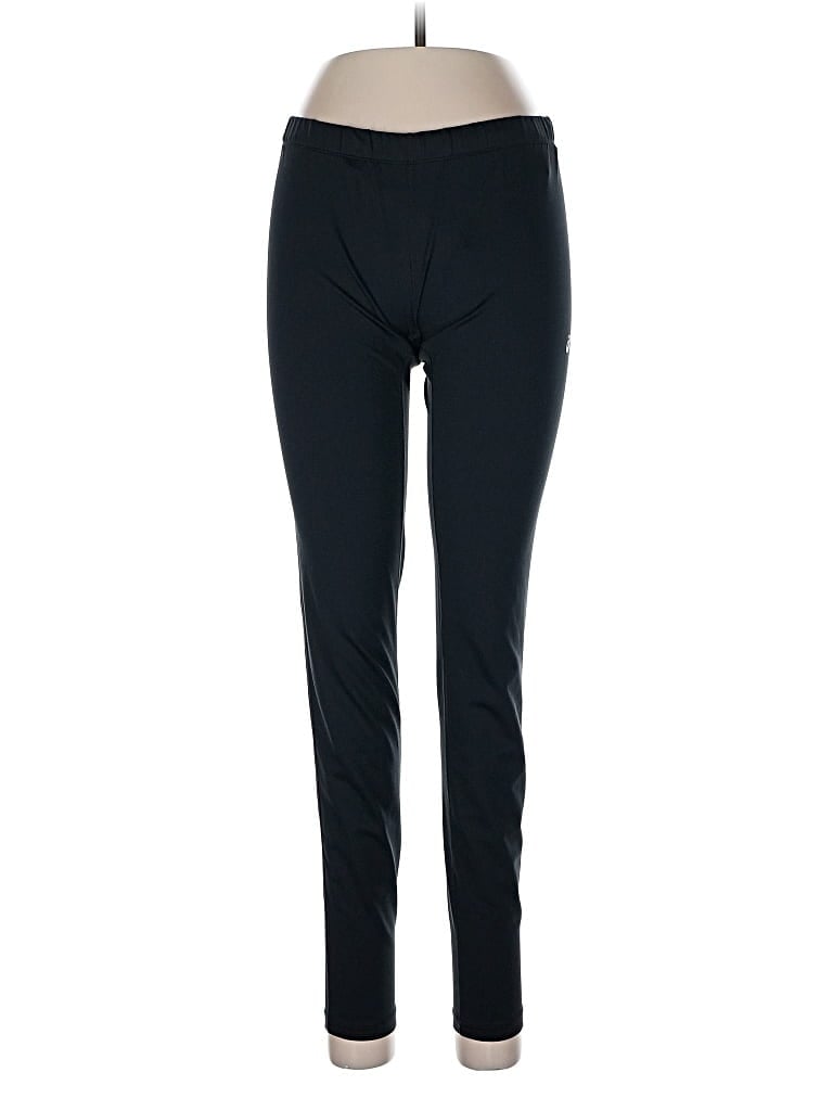 Pre-owned Asics Active Pants In Black