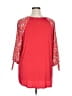 Papermoon 100% Polyester Red 3/4 Sleeve Blouse Size 1X - photo 2