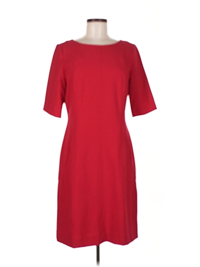 Pre-owned Tahari By Asl Casual Dress In Red