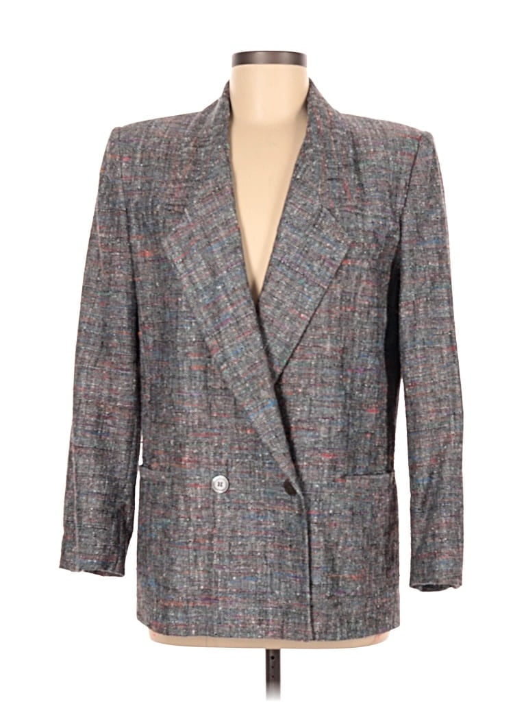 Pre-owned Dior Blazer Jacket In Gray