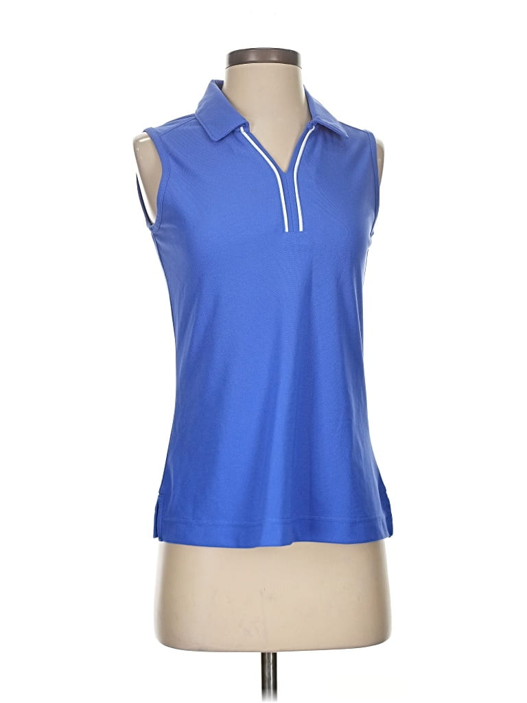 Pre-owned Pebble Beach Sleeveless T-shirt In Blue