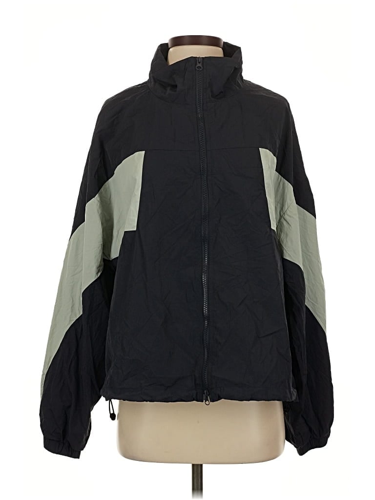 Pre-owned 09women Windbreaker Jacket In Black