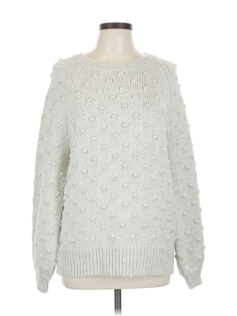 Pre-owned Gap Pullover Sweater In Silver