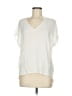 Guess Ivory White Short Sleeve Blouse Size M - photo 1